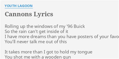 Cannons Lyrics .